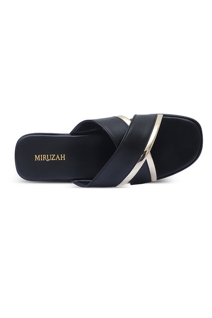 Black Platform Slipper WSL000501