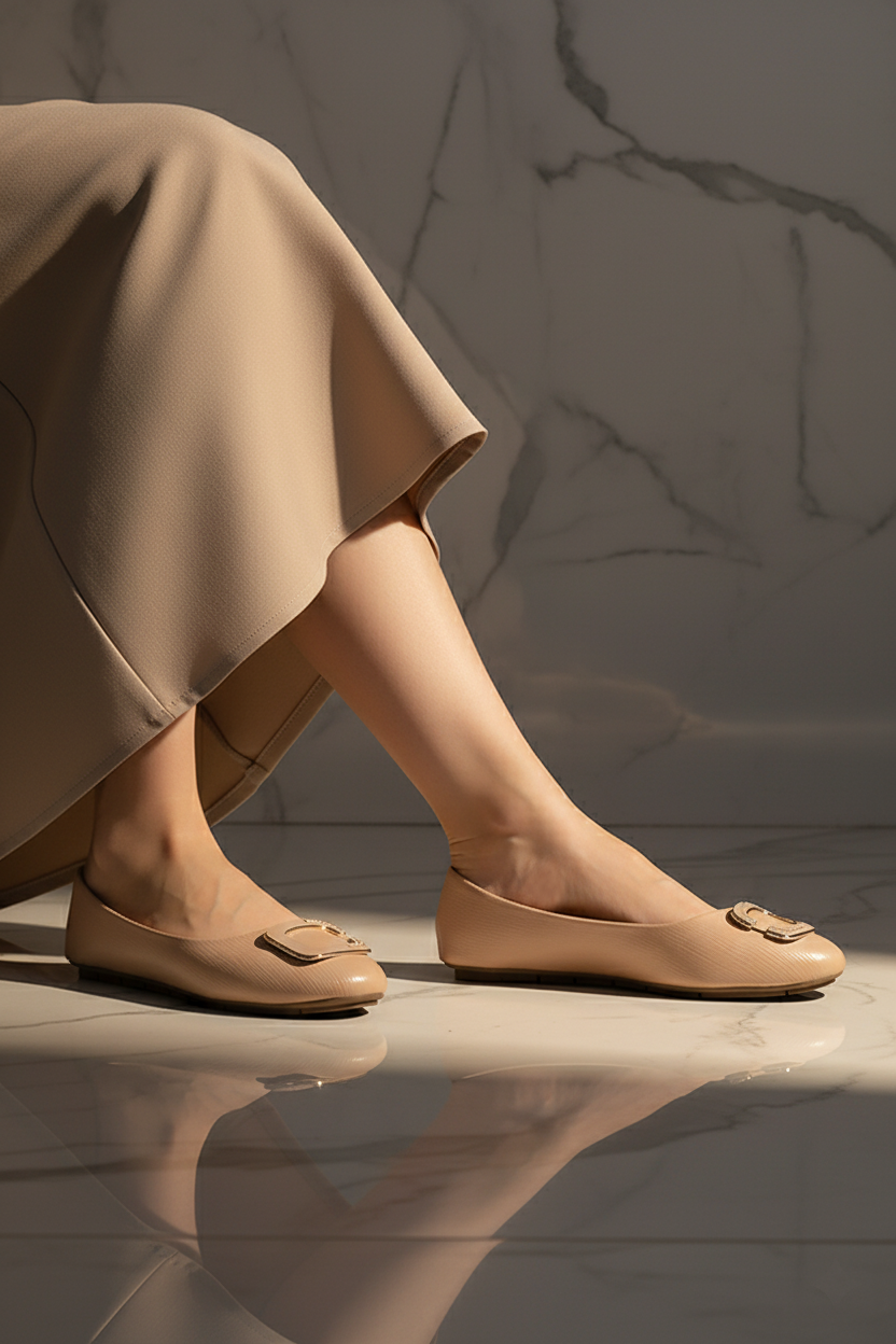 Women Ballerina Beige WBA000705