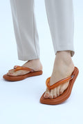Flip & Go Women Flip Flop  (Brown) WFF000202