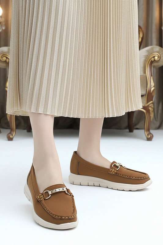Women Extreme Comfortable Moccasin Musturd WMC000403