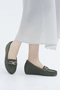 Women Moccasin Green WMC001616