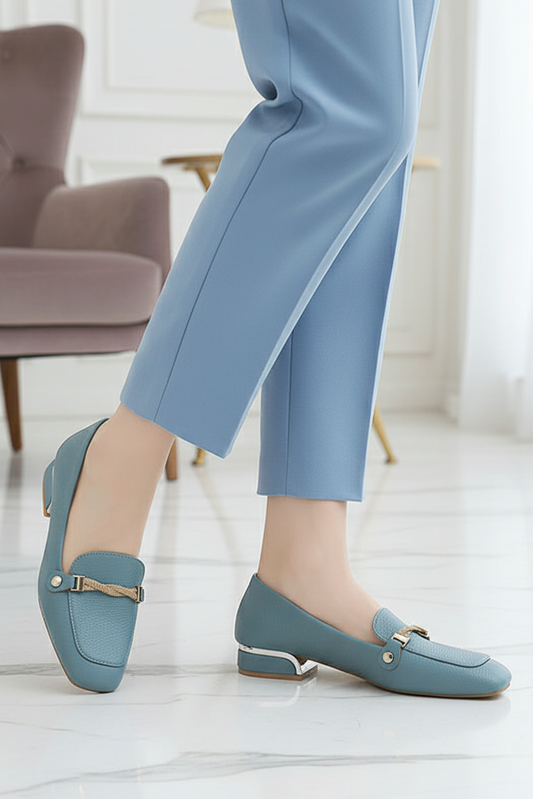 Women Moccasin Sky Blue WMC001921