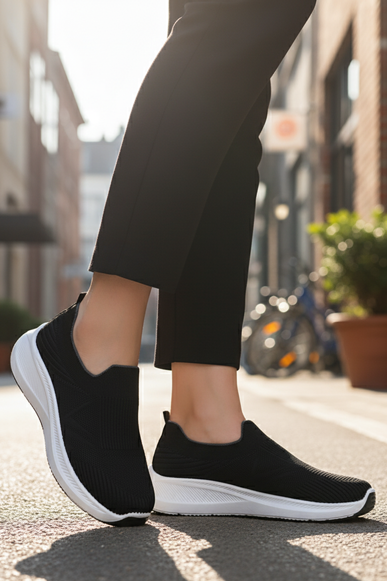 Women Slip On (Black) WSO000101