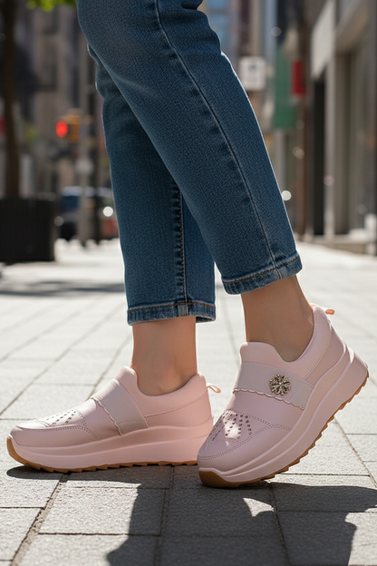 Women Stylish Slip on (Pink) WSO000232