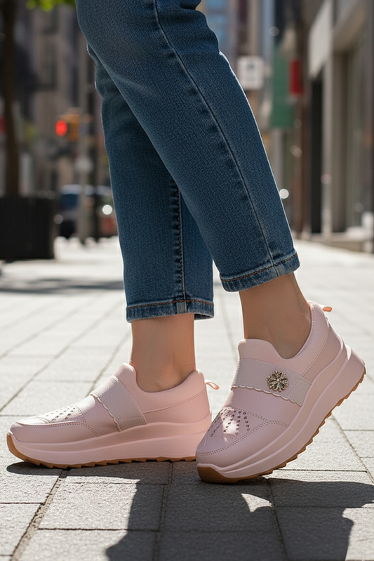 Women Stylish Slip on (Pink) WSO000232
