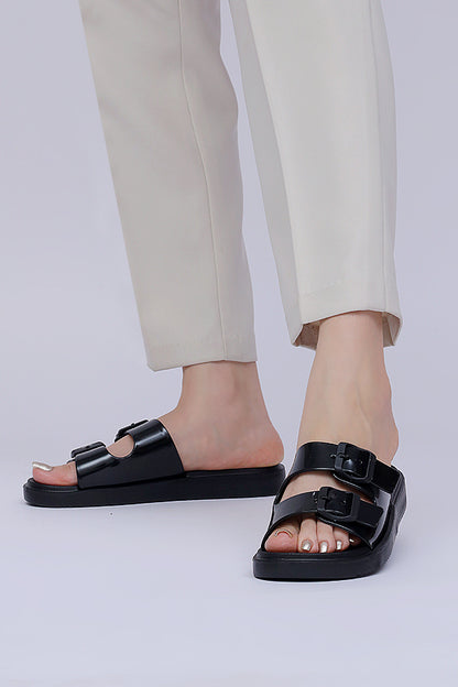 Women Black Slider WWS000201